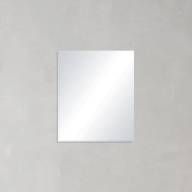 Rectangular 750mm x 900mm Frameless Mirror with Bevelled Edge