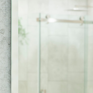 Rectangular 750mm x 900mm Frameless Mirror with Bevelled Edge