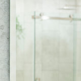 Rectangular Frameless Mirror with Bevelled Edge