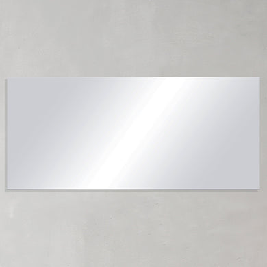 Custom Made Rectangular 1800mm x 800mm Frameless Mirror with Polished Edge