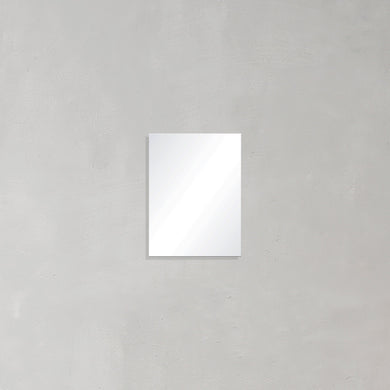 Rectangular 450mm x 600mm Frameless Mirror with Polished Edge