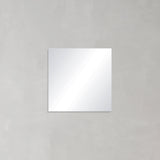 Rectangular 750mm x 750mm Frameless Mirror with Polished Edge
