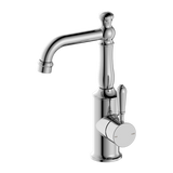 Nero York Basin Mixer With Metal Lever | Chrome |