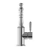 Nero York Basin Mixer With Metal Lever | Chrome |