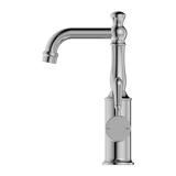 Nero York Basin Mixer With Metal Lever | Chrome |