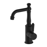 Nero York Basin Mixer With Metal Lever | Matte Black |