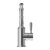 Nero York Basin Mixer Hook Spout With Metal Lever | Chrome |