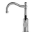 Nero York Basin Mixer Hook Spout With Black Porcelain Lever | Chrome |
