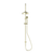 Nero York Twin Shower With Metal Hand Shower | Aged Brass |