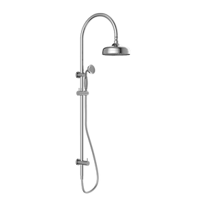 Nero York Twin Shower With Metal Hand Shower, Chrome