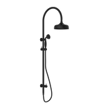 Nero York Twin Shower With Metal Hand Shower | Matte Black |