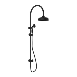 Nero York Twin Shower With Metal Hand Shower, Matte Black
