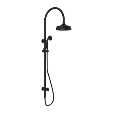 Nero York Twin Shower With Metal Hand Shower | Matte Black |