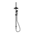 Nero York Twin Shower With Metal Hand Shower | Matte Black |