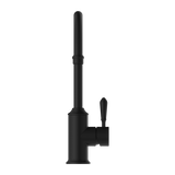 Nero York Kitchen Mixer Goosneck Spout With Metal Lever | Matte Black |