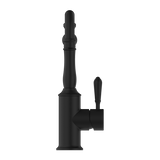 Nero York Kitchen Mixer Hook Spout With Metal Lever | Matte Black |