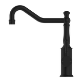 Nero York Kitchen Mixer Hook Spout With Metal Lever | Matte Black |