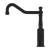 Nero York Kitchen Mixer Hook Spout With Metal Lever | Matte Black |