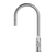 Nero York Pull Out Sink Mixer With Vegie Spray Function With White Porcelain Lever | Chrome |