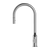 Nero York Pull Out Sink Mixer With Vegie Spray Function With Black Porcelain Lever | Chrome |