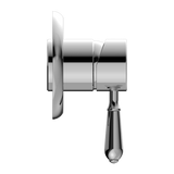 Nero York Shower Mixer With Metal Lever | Chrome |
