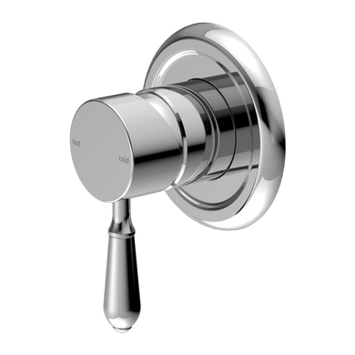 Nero York Shower Mixer With Metal Lever | Chrome |