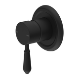 Nero York Shower Mixer With Metal Lever | Matte Black |