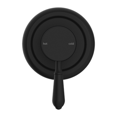 Nero York Shower Mixer With Metal Lever | Matte Black |