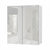 Cassia Mirror Shaving Cabinet 750mm with Polished Edge