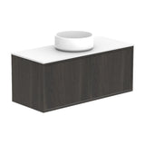 ADP Clifton Ensuite Wall Hung 900mm Single Center Bowl Vanity Cabinet