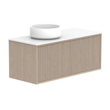 ADP Clifton Ensuite Wall Hung 900mm Single Left Offset Bowl Vanity Cabinet
