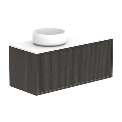 ADP Clifton Ensuite Wall Hung 900mm Single Left Offset Bowl Vanity Cabinet