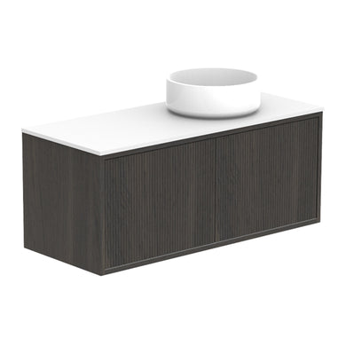 ADP Clifton Ensuite Wall Hung 900mm Single Right Offset Bowl Vanity Cabinet