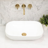 Julio Plus 504mm x 352mm Above-Counter Basin, Gloss White *Clearance Stock*