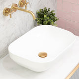 Julio Plus 504mm x 352mm Above-Counter Basin, Gloss White *Clearance Stock*