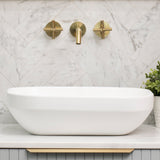 Julio Plus 504mm x 352mm Above-Counter Basin, Matte White *Clearance Stock*