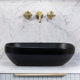 Julio Plus 504mm x 352mm Above-Counter Basin, Matte Black *Clearance Stock*