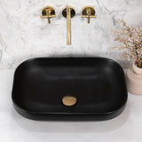 Julio Plus 504mm x 352mm Above-Counter Basin, Matte Black *Clearance Stock*