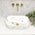 Julio 455mm x 325mm Above-Counter Basin, Fired Matte Calacatta