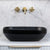Julio Plus 504mm x 352mm Above-Counter Basin, Matte Black *Clearance Stock*