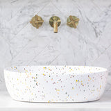 Capsula 480mm x 350mm Above-Counter Basin, Matte Terrazzo Speckle *Clearance Stock*