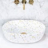 Capsula 480mm x 350mm Above-Counter Basin, Matte Terrazzo Speckle *Clearance Stock*