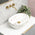 Capsula 480mm x 350mm Above-Counter Basin, Fired Matte Calacatta *Clearance Stock*