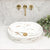 Capsula 480mm x 350mm Above-Counter Basin, Fired Matte Calacatta *Clearance Stock*