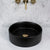 Kahm Fluted 360mm Above-Counter Basin, Matte Black *Clearance Stock*