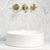 Kahm Fluted 360mm Above-Counter Basin, Matte White *Clearance Stock*