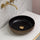 Disco 370mm Above-Counter Basin, Matte Bronze and Black