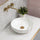 Disco 370mm Above-Counter Basin, Matte Calacatta Gold