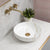 Disco 370mm Above-Counter Basin, Matte Calacatta Gold
