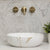 Disco 370mm Above-Counter Basin, Matte Calacatta Gold